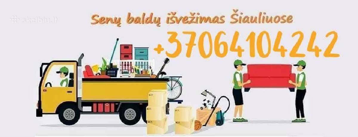 Senų baldų išvežimas ir Krovinių pervežimas - nuotraukos Nr. 9