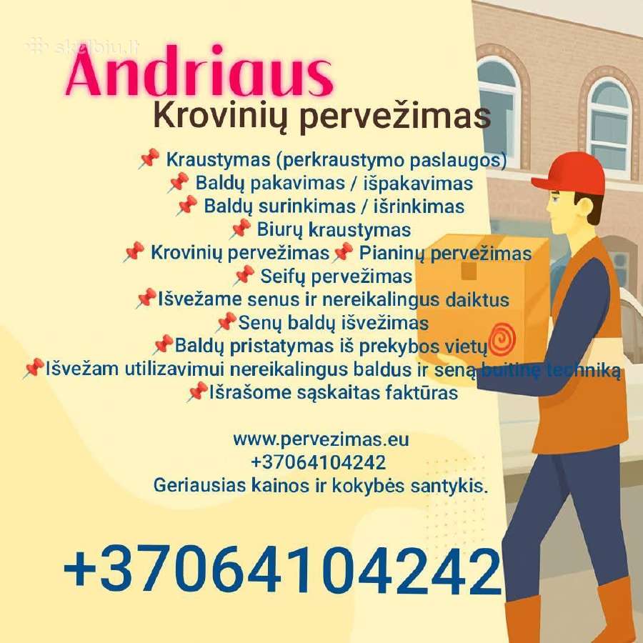 Senų baldų išvežimas ir Krovinių pervežimas - nuotraukos Nr. 2