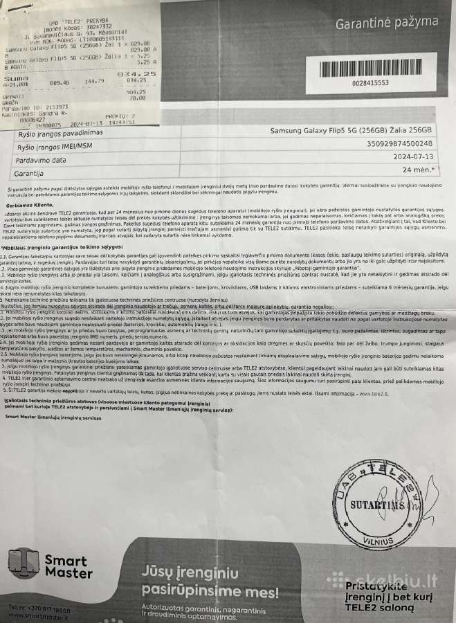 Samsung galaxy z flip 5 5G - nuotraukos Nr. 11