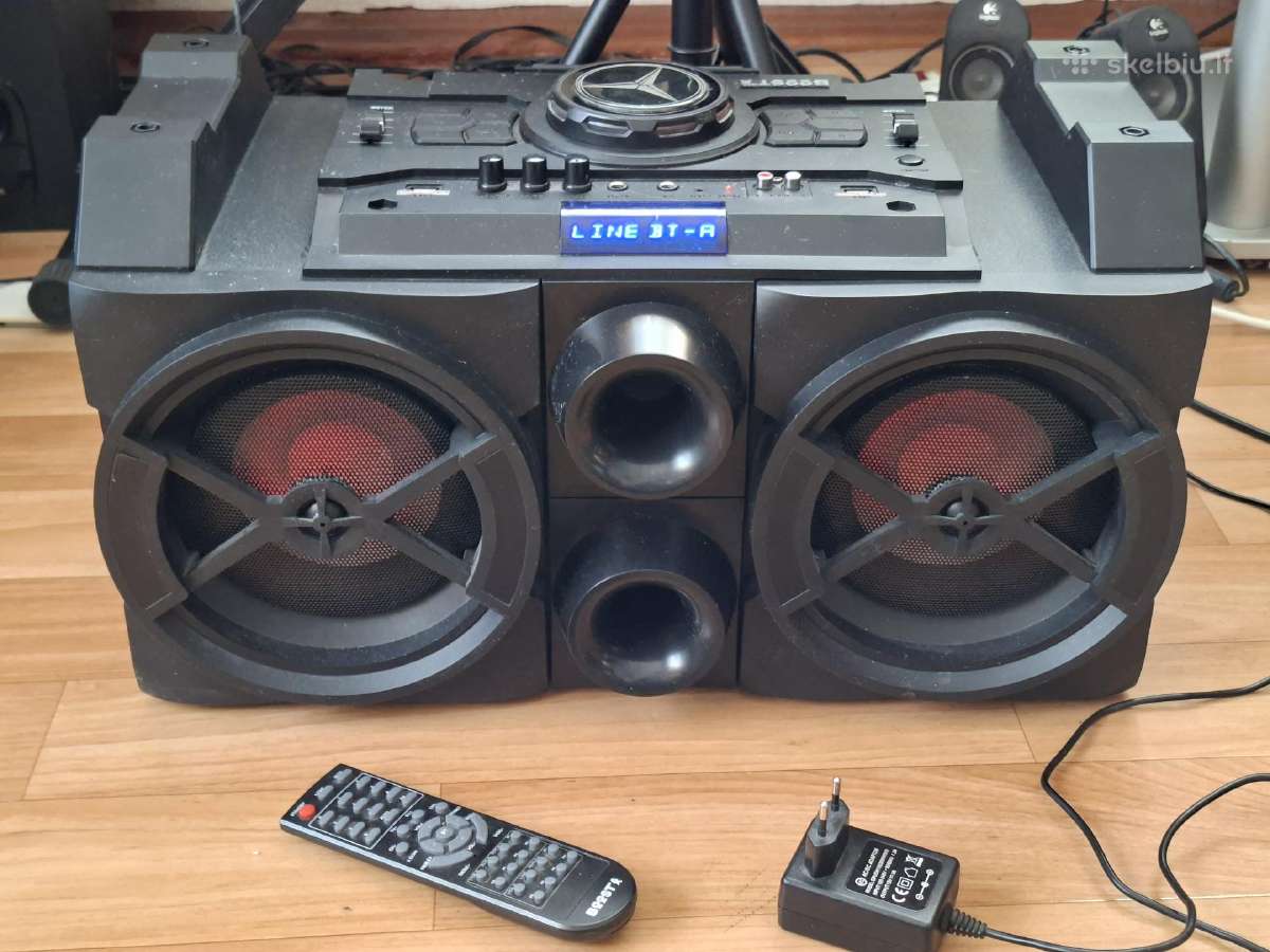 Kolekcijai išlaikytų kolonėlių Dj Boost ir t.t.