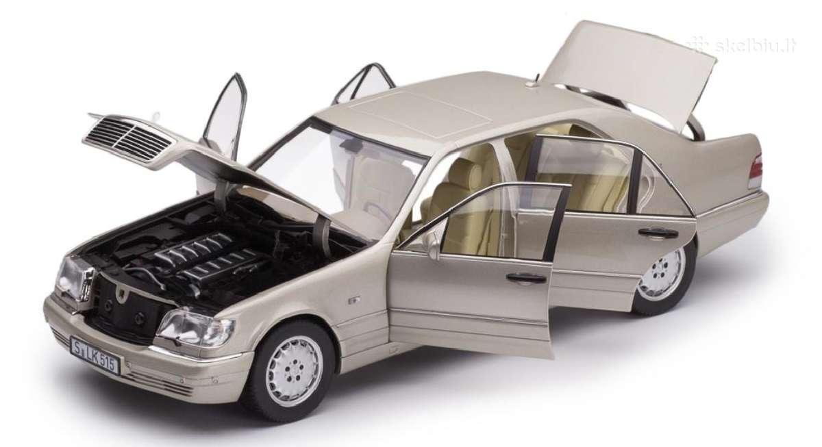 Kolekciniai modeliukai-mercedes Benz w140