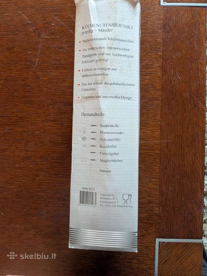 6 dalių virtuvės įrankių komplektas - nuotraukos Nr. 2
