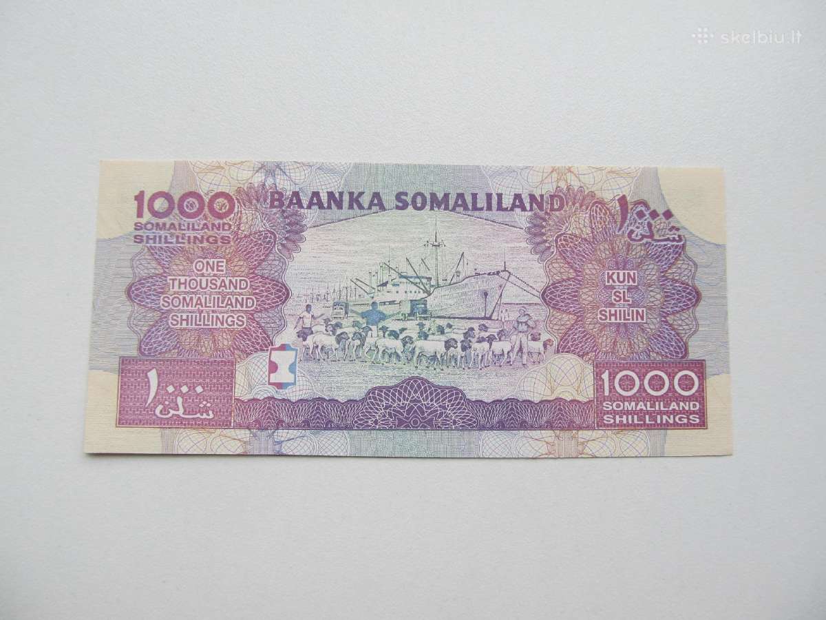 1000 šilingu , Somalilandas , 2012 - nuotraukos Nr. 2