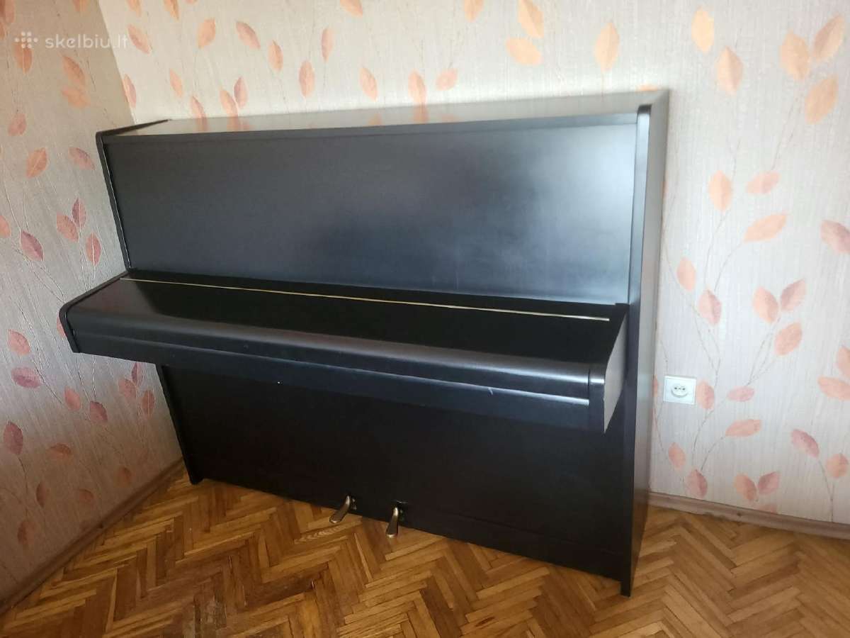 Pianinas fortepijonas Scholze juodos spalvos - nuotraukos Nr. 2