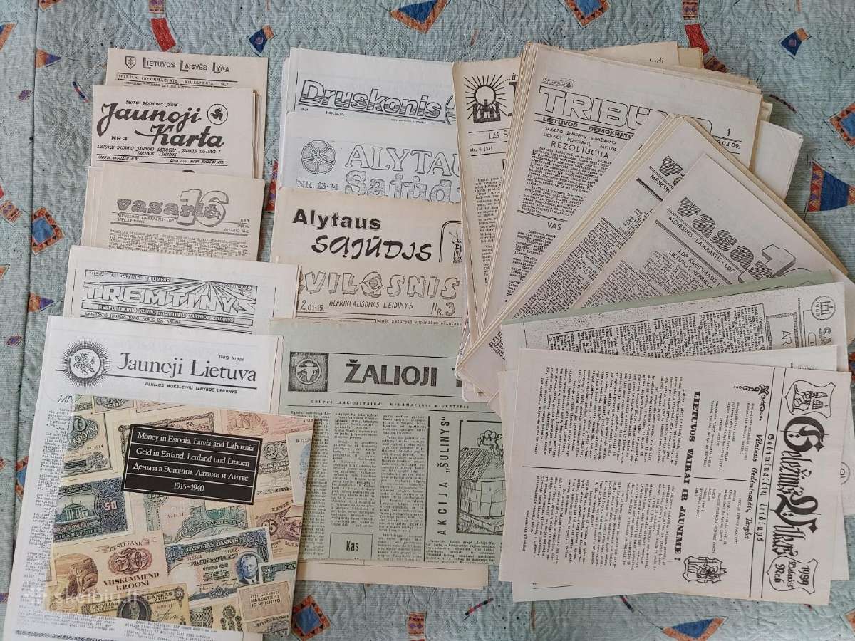 Seni laikraščiai ir žurnalai - nuotraukos Nr. 2