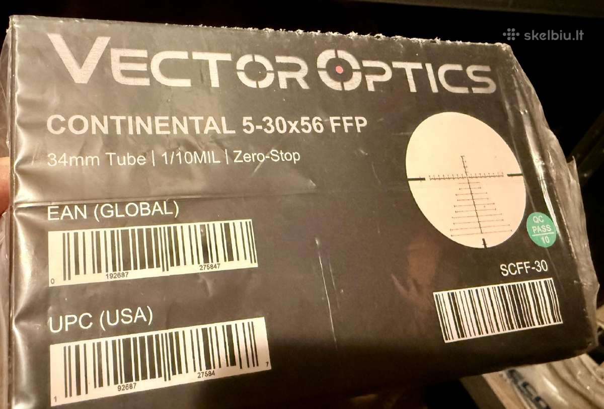 Vector Optics Scff-30 Continental x6 5-30x56ffp
