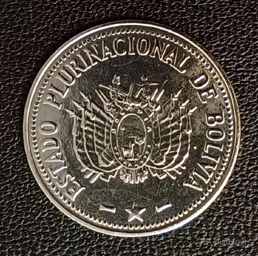 1 bolivanas 2012m. Bolivia unc