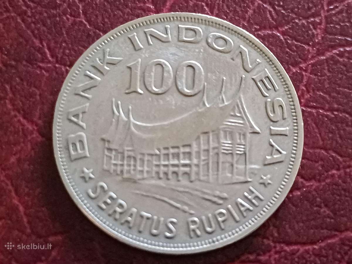 100 rupijų 1976m. Indonezija