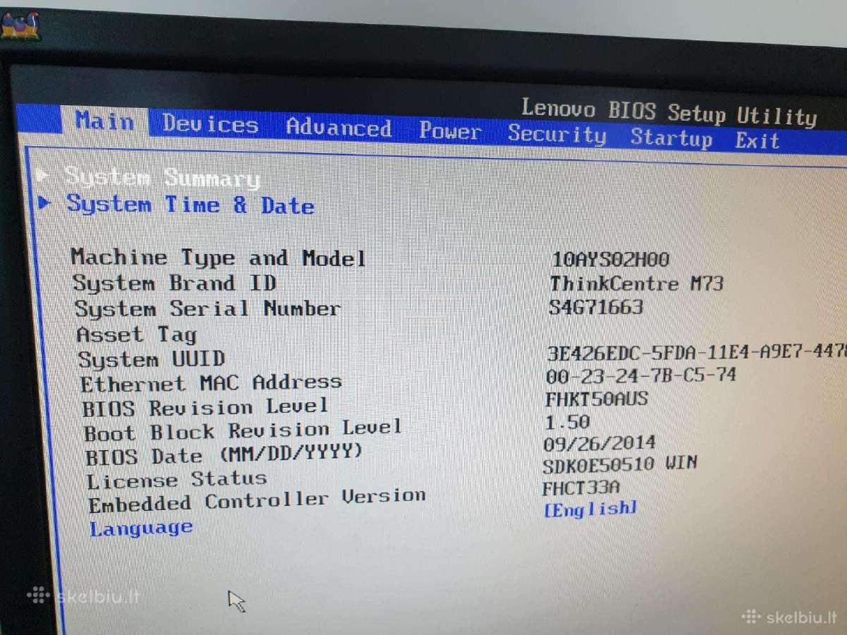 Itin kompaktiškas Lenovo Thinkcentre M73 Tiny - nuotraukos Nr. 8
