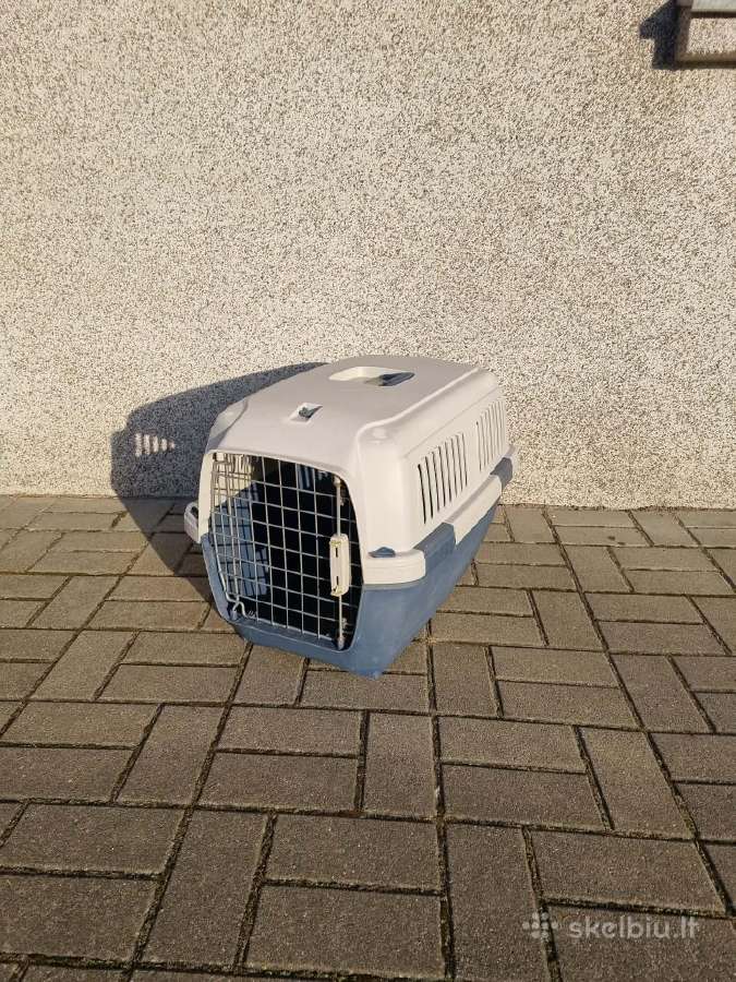 Plastmasinis gyvūnų transportavimo narvas