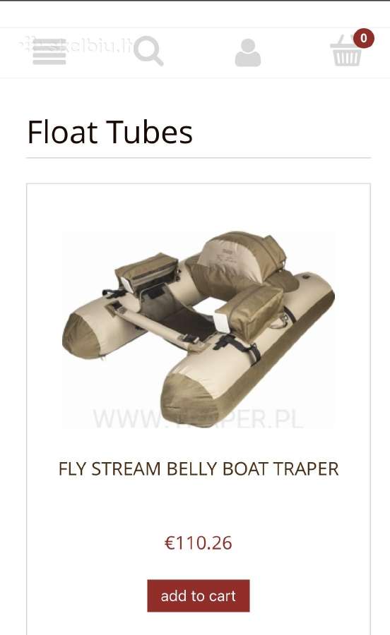 Traper Belly Boat (ančiukas)