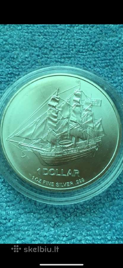 Moneta Cook islands 2009m. 1 dollar, sidabras(999)