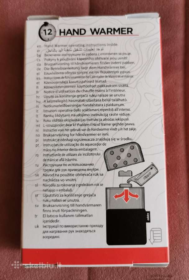 Zippo 12 valandų katalizinis rankų šildytuvas - nuotraukos Nr. 2