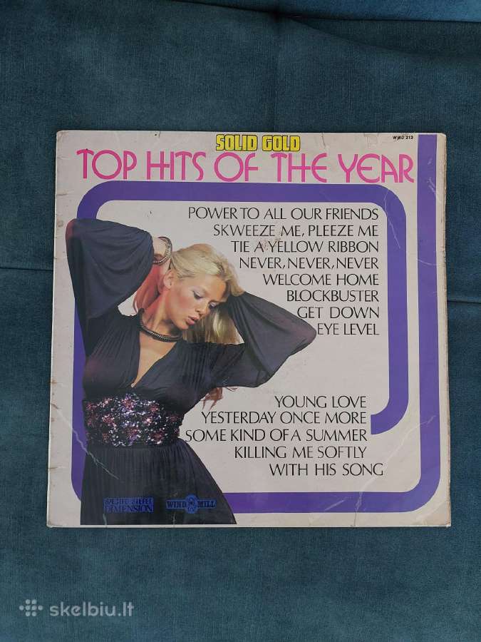 Vinilas top hits solid gold 1973
