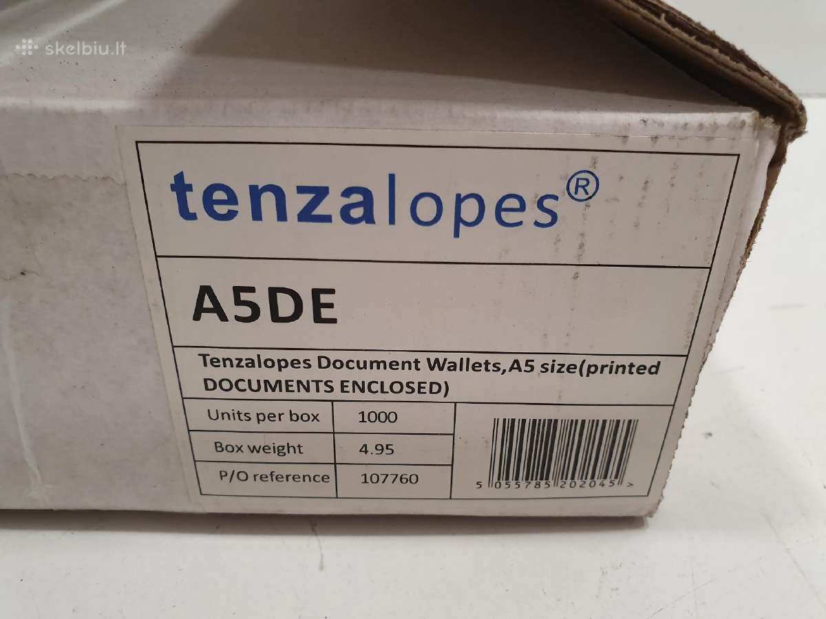 Lipnūs vokai dokumentams A5 „Documents Enclosed“ - nuotraukos Nr. 3