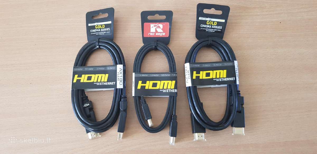 Kokybiški Hdmi kabeliai