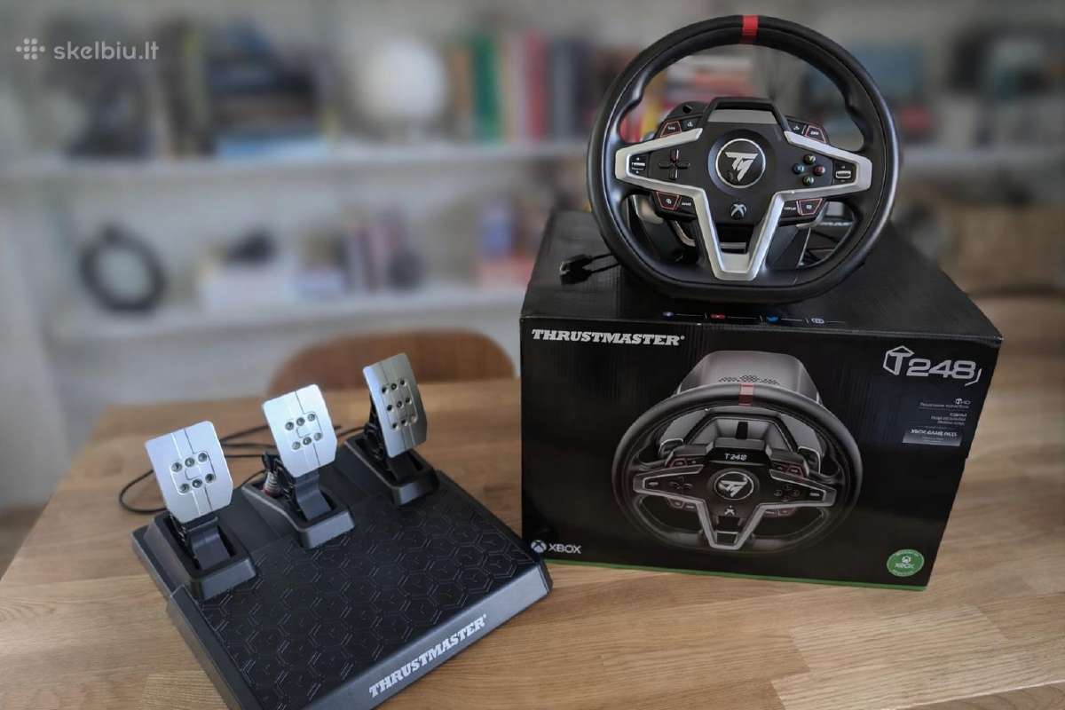 Žaidimų vairas Thrustmaster T248x