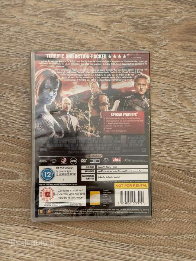 X-men The Last Stand Dvd (Naujas) - nuotraukos Nr. 2