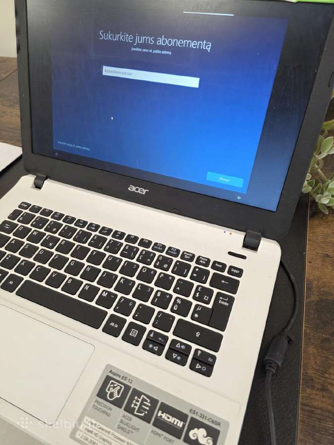 Acer Aspire Es 13 - nuotraukos Nr. 2