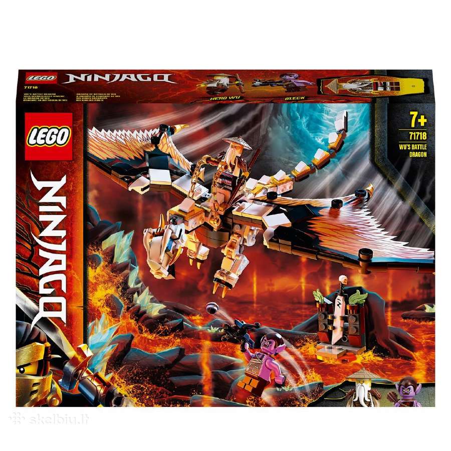 Lego Ninjago Wu kovinis drakonas