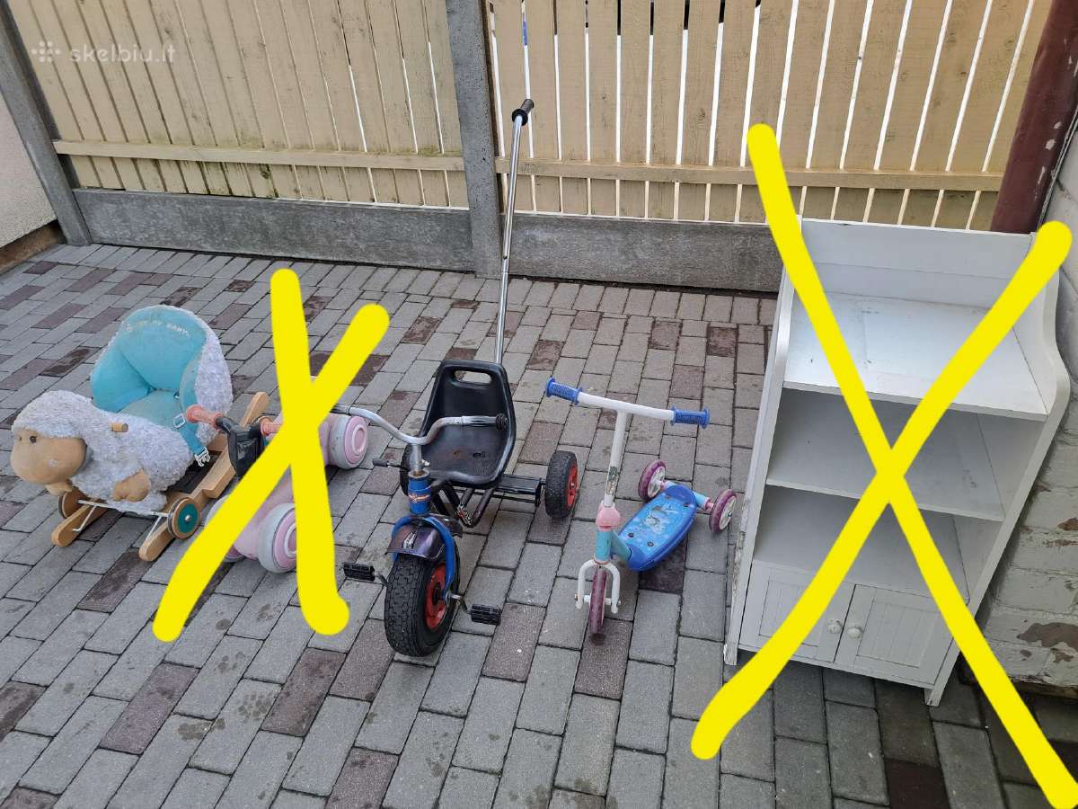 Triratukas, paspirtukas ir kt.