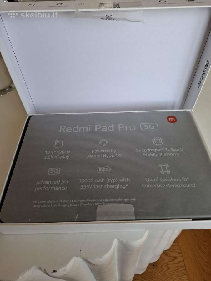 Parduodama plancete Redmi Pad Pro 5G Graphite Gray