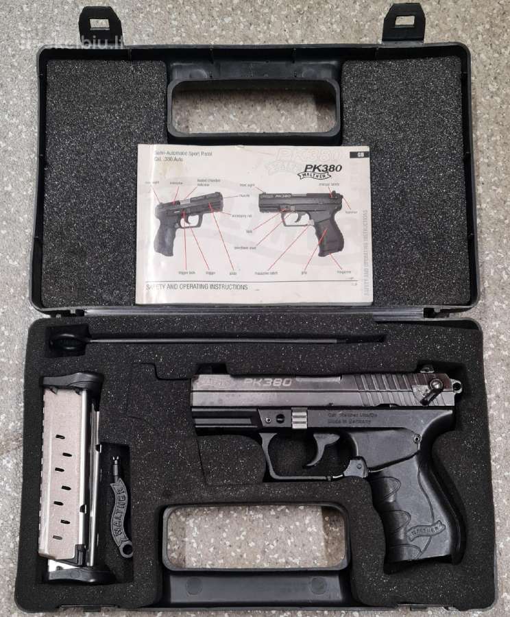 Parduodu walther Pk380 pistoleta