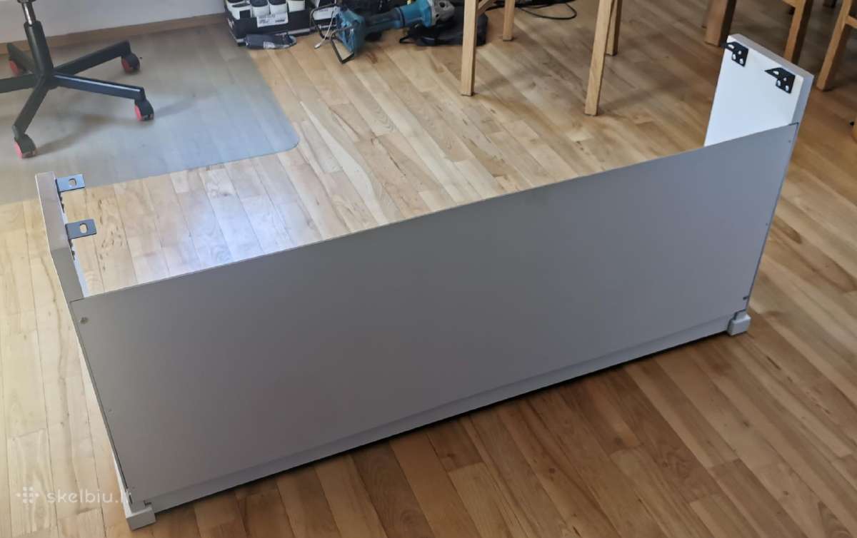Kojos rėmas elektriniam pianinui baltos stalvos. - nuotraukos Nr. 3