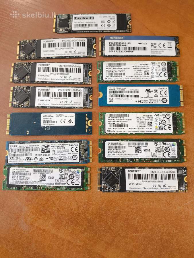 SSD Diskai Sata, Nmve, ir RAM Ddr4 su 12 mėn garan - nuotraukos Nr. 3
