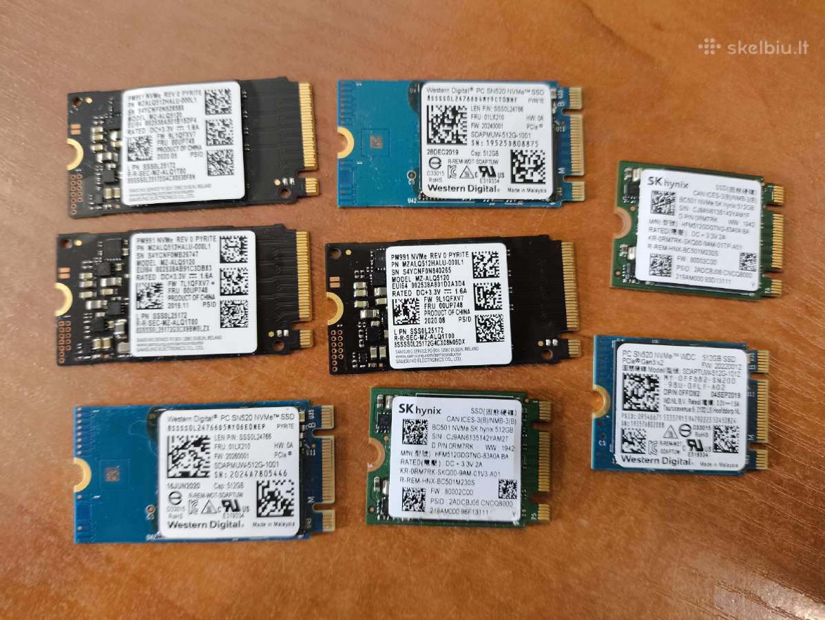 SSD Diskai Sata, Nmve, ir RAM Ddr4 su 12 mėn garan - nuotraukos Nr. 2
