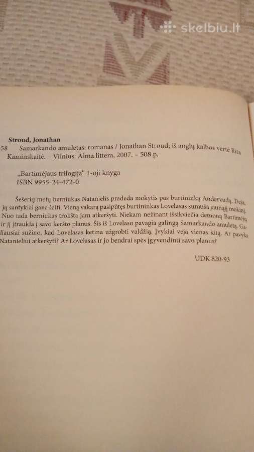 Samarkando amuletas - nuotraukos Nr. 3