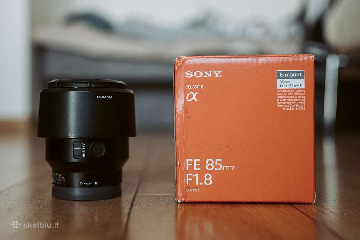 Sony Fe 85mm F1.8 objektyvas