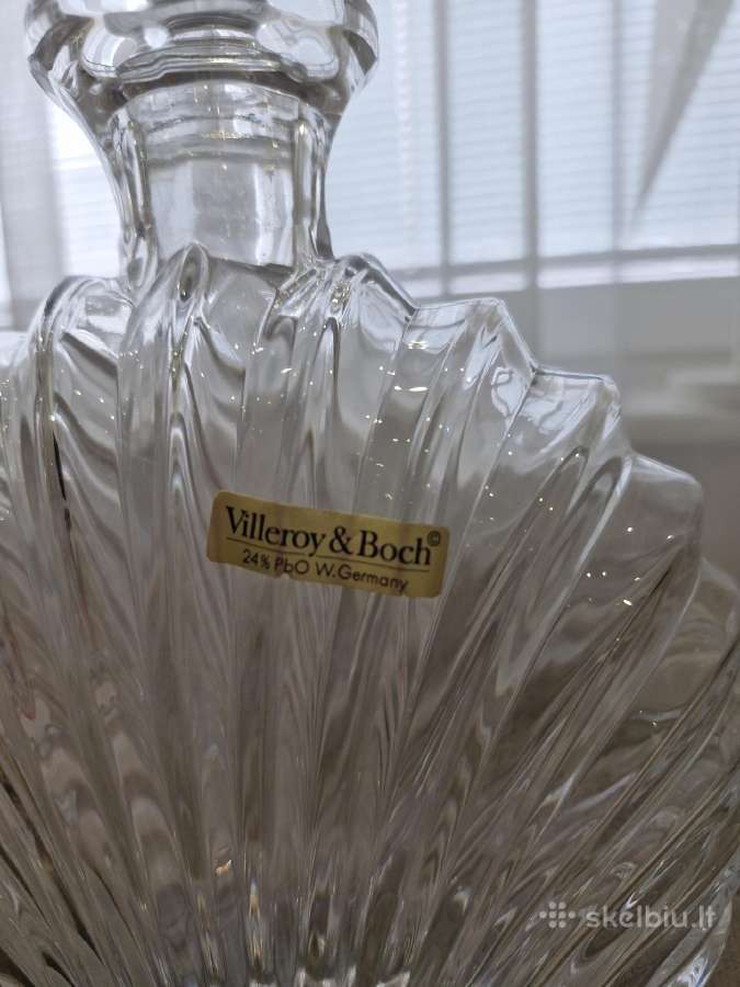 Villeroy & Boch krištolinis grafinas - nuotraukos Nr. 3