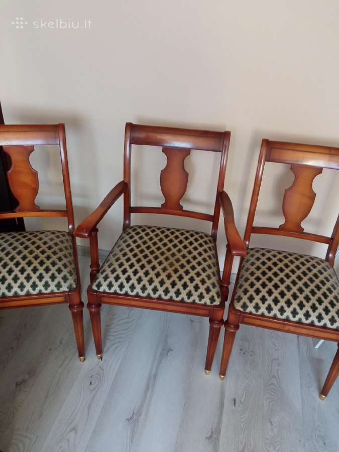Kėdės Chippendale stiliaus, tvirtos - nuotraukos Nr. 3