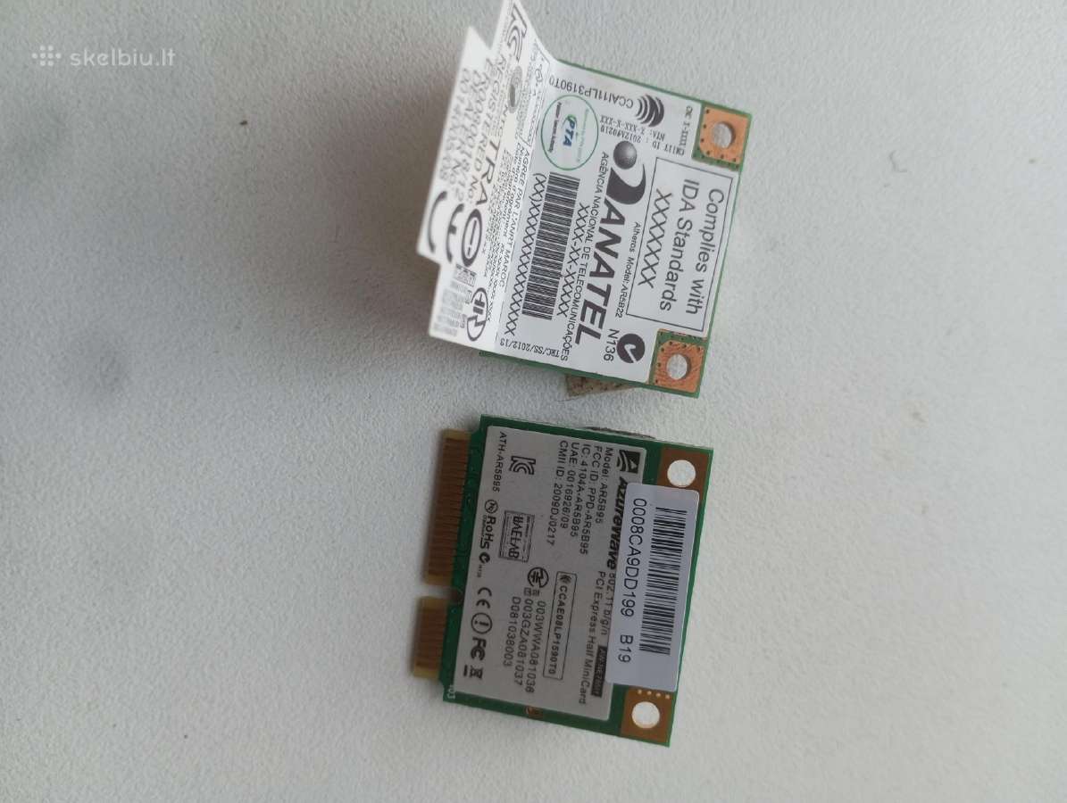 WiFi adapteriai, SSD, Ramai ir TT
