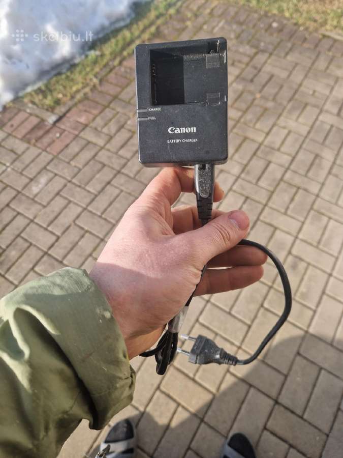 Canon fotoparato baterijų įkroviklis akumuliatoriu
