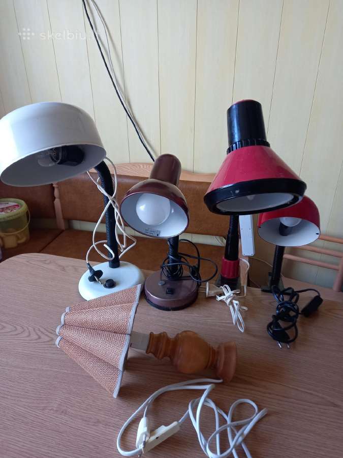 Tarybinės stalinės lempos - nuotraukos Nr. 3