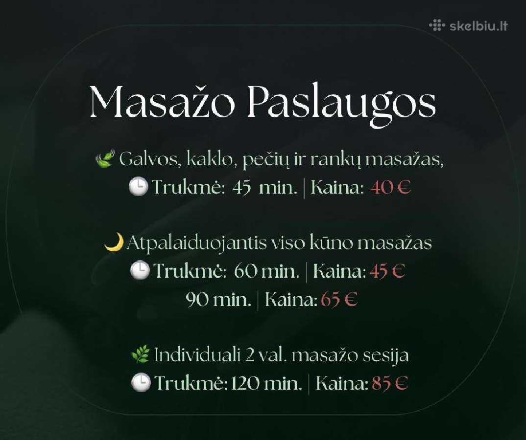 Masažas - kūno terapija - nuotraukos Nr. 4