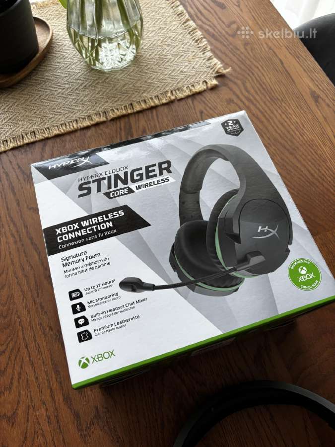 Tvarkingos Xbox konsolių ausinės Hyperx Cloudx