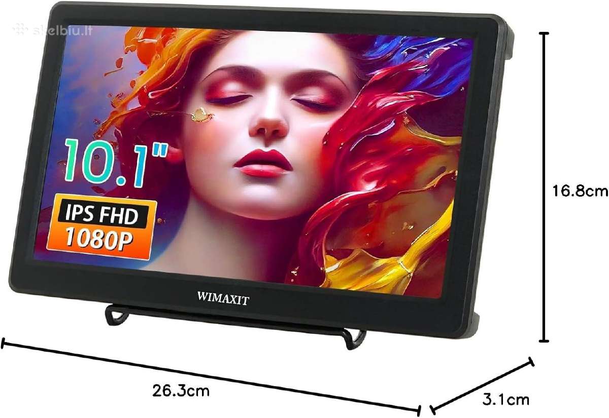 Wimaxit 10.1 inch Hdmi Vga Full HD 1920x1080 Ips