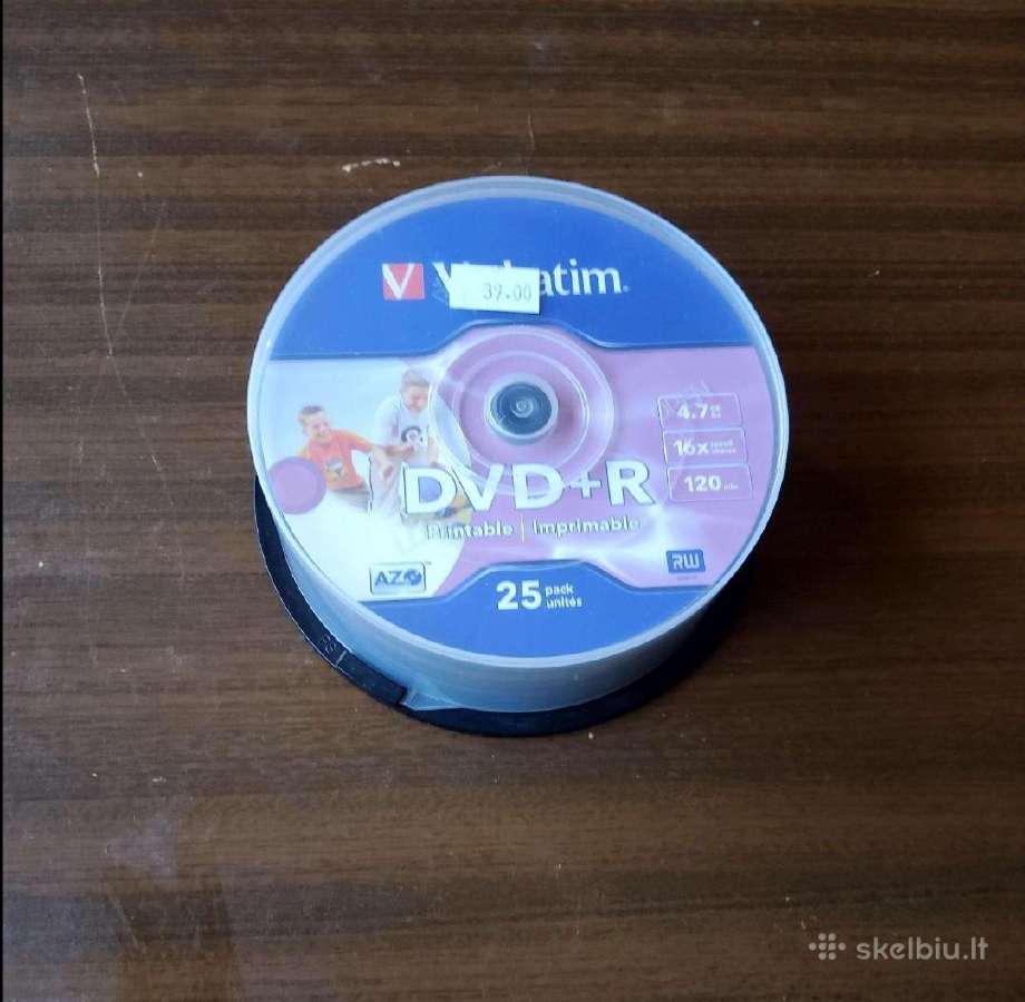 Nauji Dvd+ R. 25vnt. Kaina 3€. Klaipeda