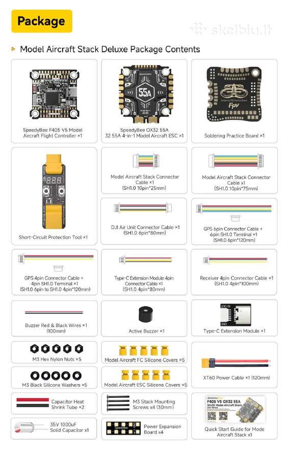 Nauji Speedybee V5 Ox32 55a 30x30 Fc&esc Stack - nuotraukos Nr. 6
