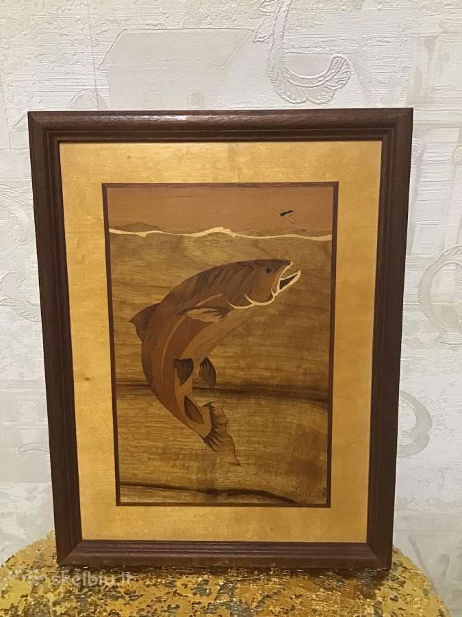 Medžio inkrustacijos paveikslas