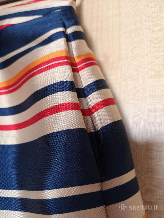 Oilily margas dryžuotas klostuotas sijonas - nuotraukos Nr. 4