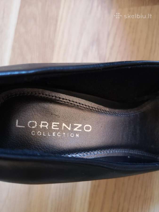 Lorenzo juodi klasikiniai aukštakulniai bateliai - nuotraukos Nr. 6