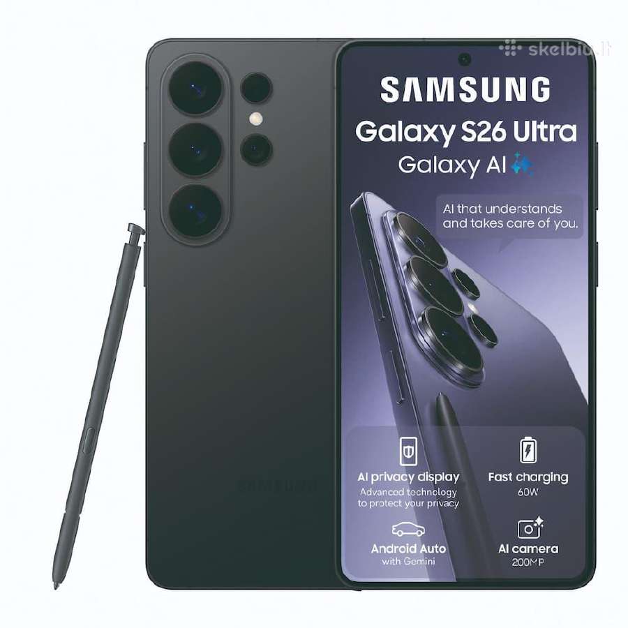 Naujas Samsung S26 Ultra, 256gb ir 512gb - nuotraukos Nr. 3