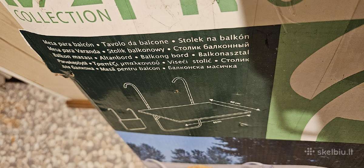 Stalelis balkonui - nuotraukos Nr. 5