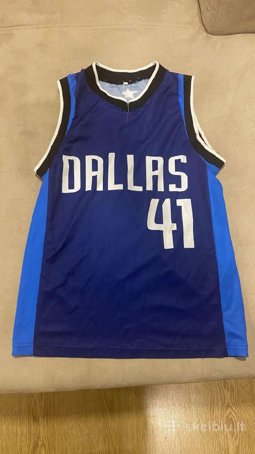 Dirk Nowitzki Dallas 41 marškinėliai XS