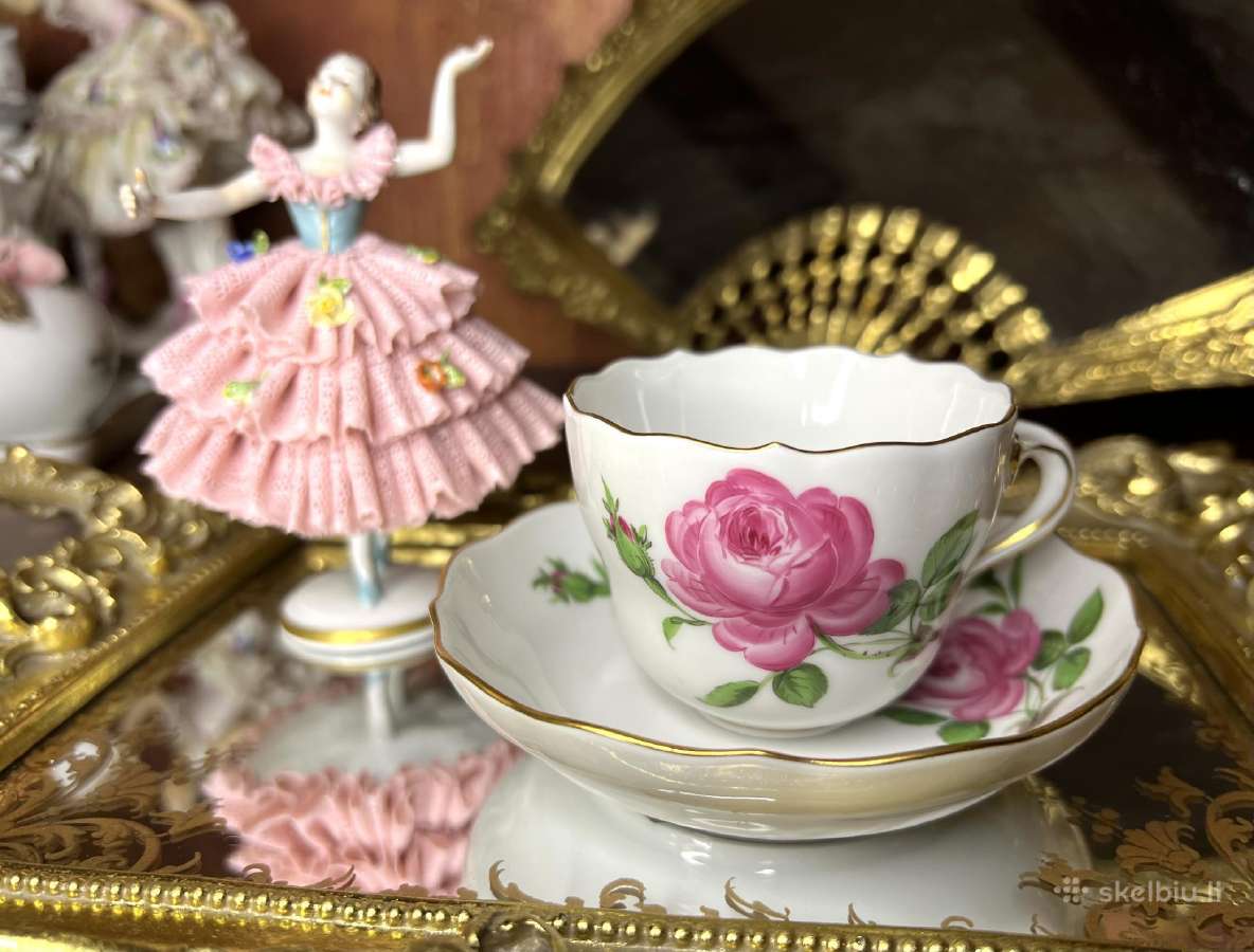 Meissen porceliano trio