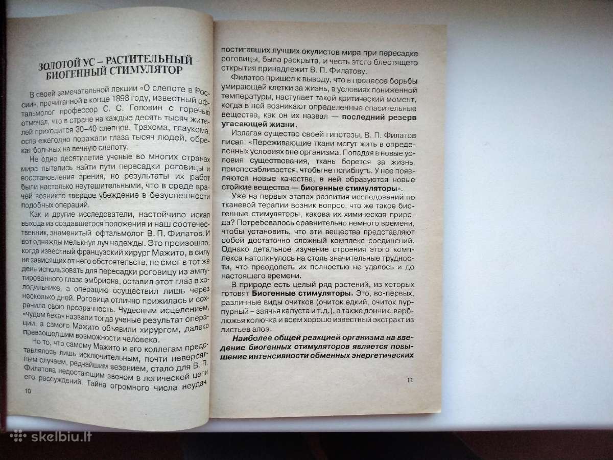 Mūsų organizmo rezervai, Auksinis ūsas, Homeopatij - nuotraukos Nr. 10